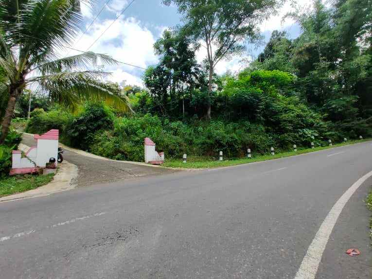 tanah tepi jl raya batujamus