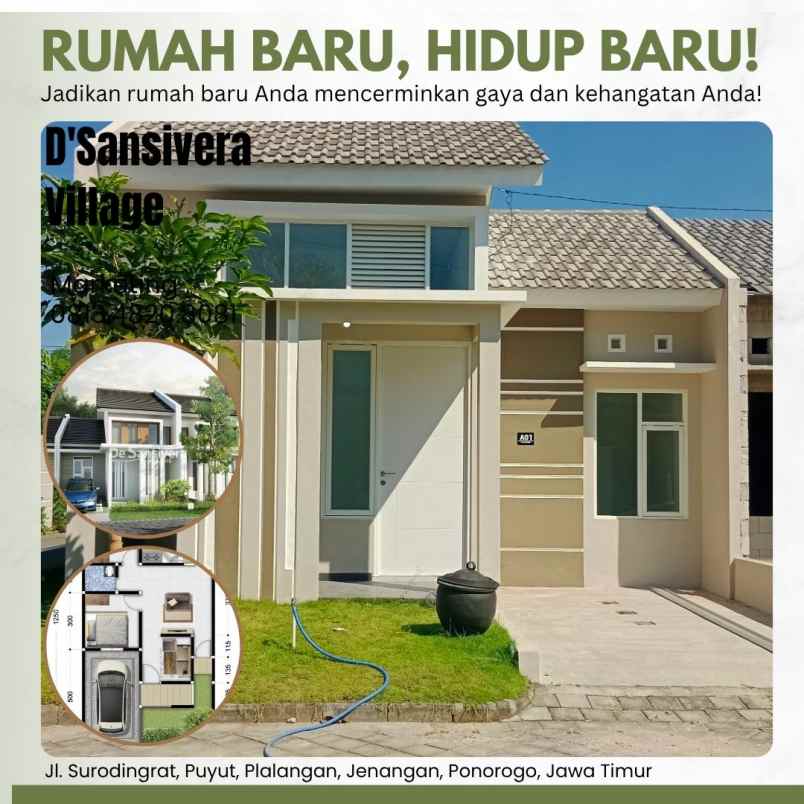 asri dan nyaman rumah syariah ponorogo
