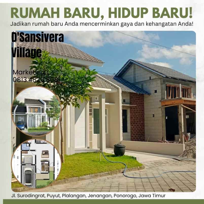 asri dan nyaman rumah syariah ponorogo