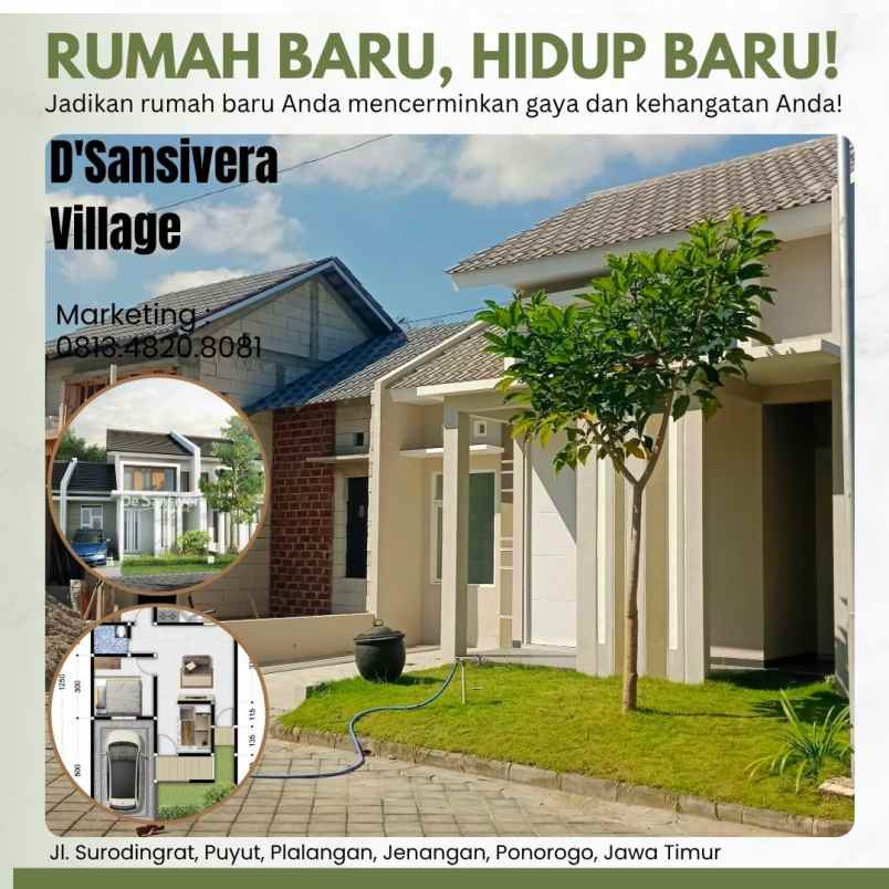 asri dan nyaman rumah syariah ponorogo