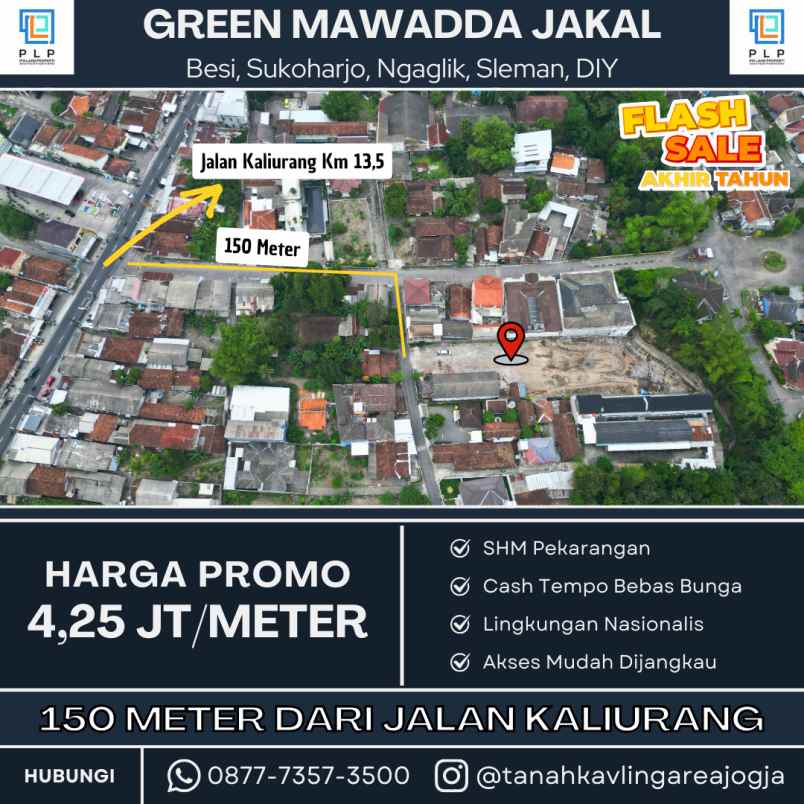 big sale tanah kavling murah area jakal km 13 5