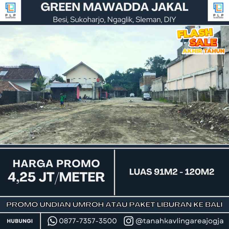 big sale tanah kavling murah area jakal km 13 5