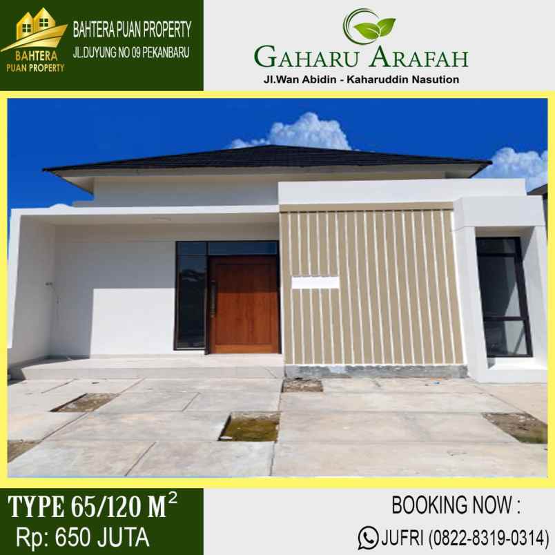 cluster nyaman di simpang tiga pekanbaru