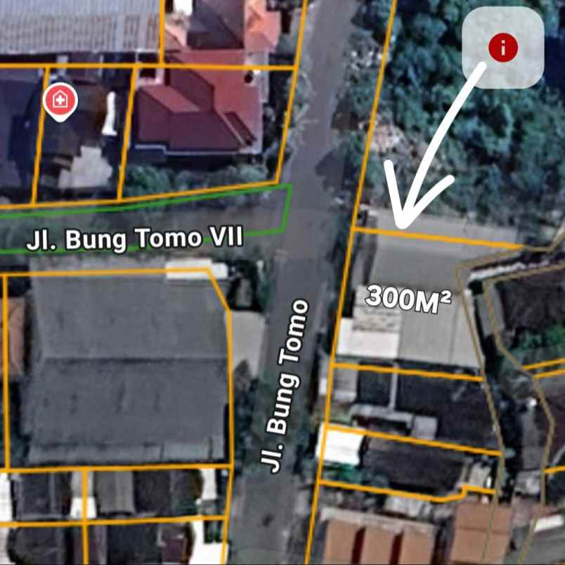 dijual 3 are jl raya bung tomo buluh indah denpasar