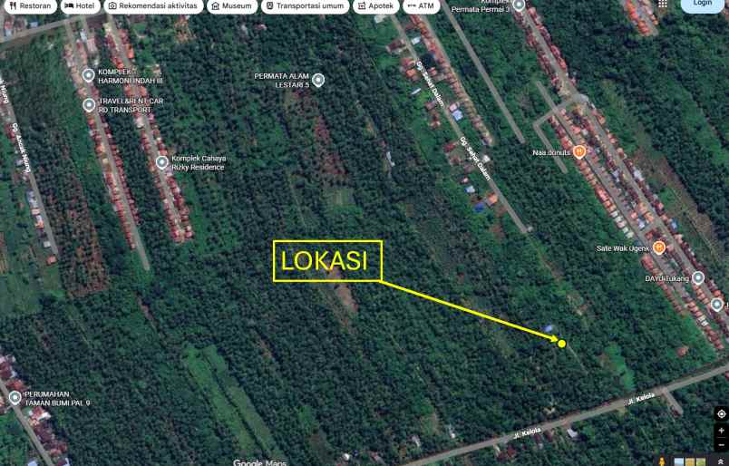 dijual cepat tanah kavling