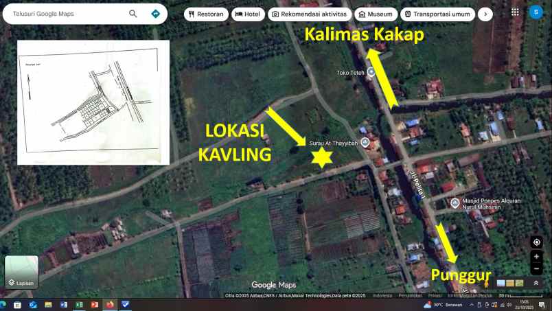 dijual cepat tanah kavling