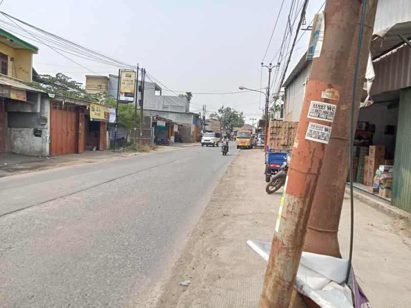 dijual ruko gudang kantor jalan raya dadap