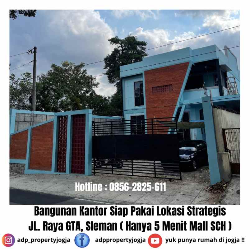 dijual ruko gudang kantor jl griya taman asri sleman