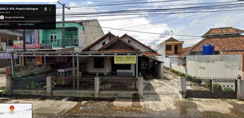 dijual ruko gudang kantor jl rta prawira adiningrat
