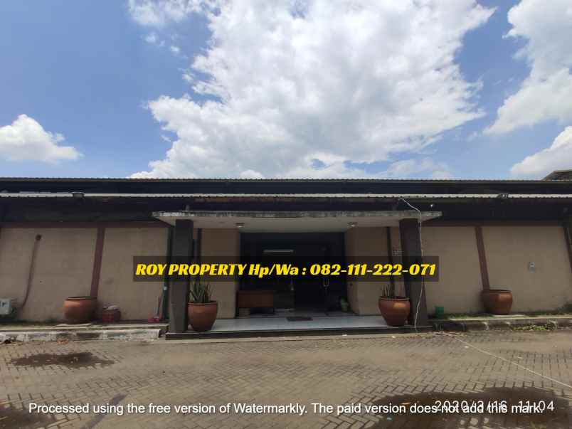 dijual ruko gudang kantor jl soekarno hatta babakan