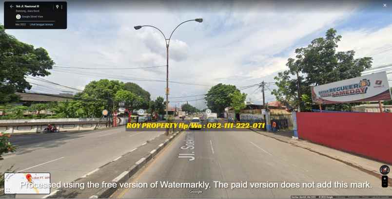 dijual ruko gudang kantor jl soekarno hatta babakan