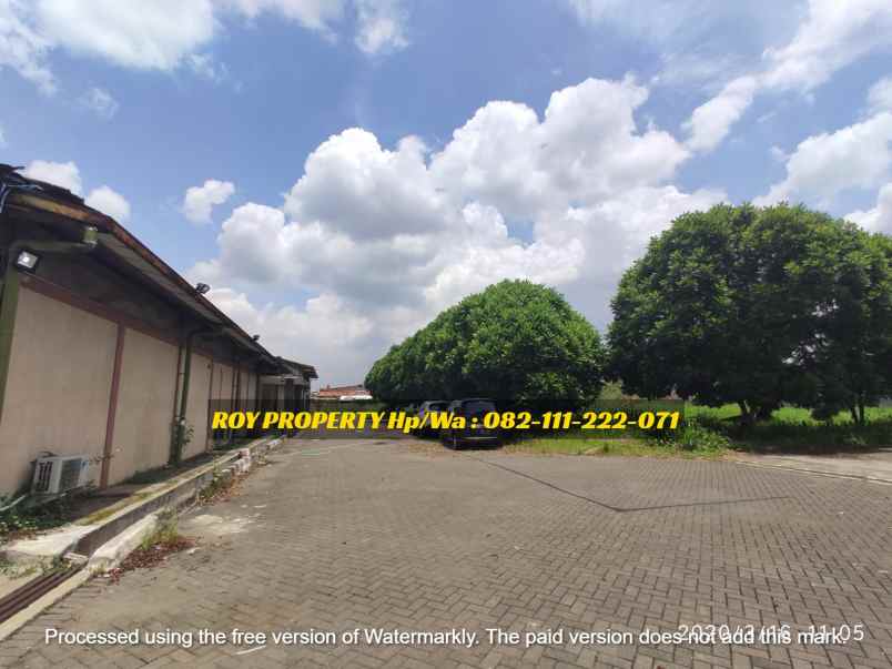 dijual ruko gudang kantor jl soekarno hatta babakan