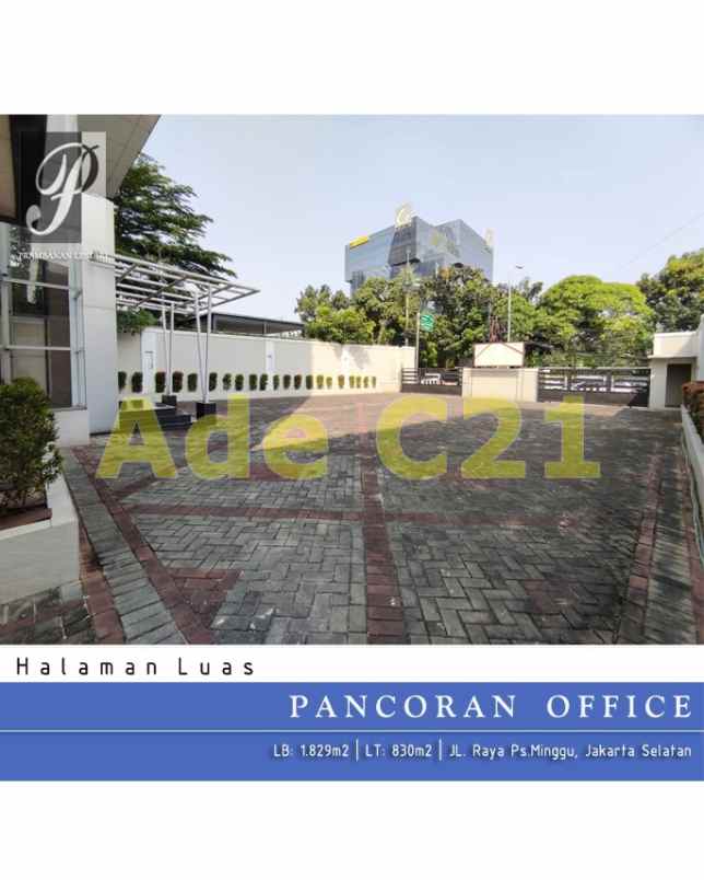 dijual ruko gudang kantor pancoran jakarta selatan
