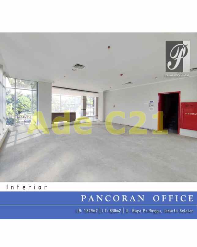 dijual ruko gudang kantor pancoran jakarta selatan