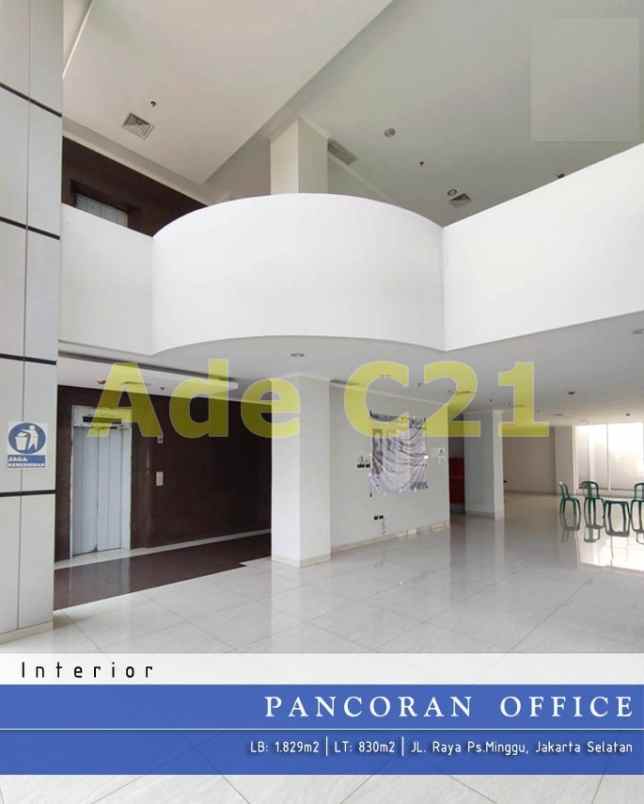 dijual ruko gudang kantor pancoran jakarta selatan