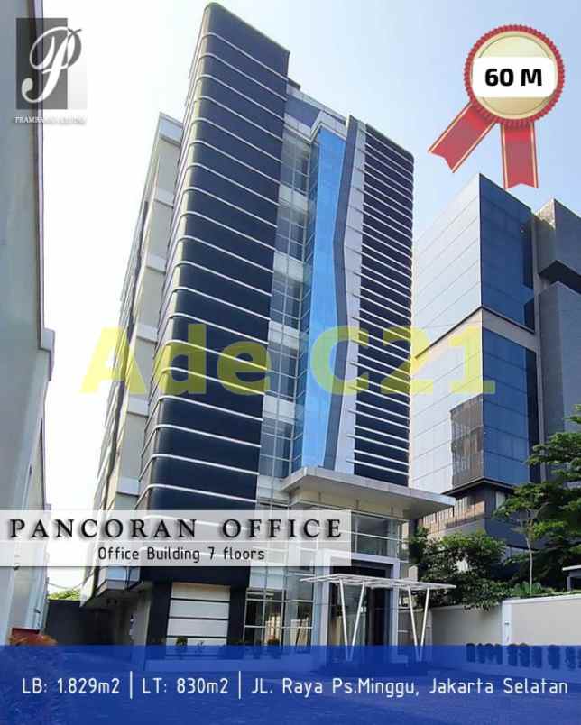 dijual ruko gudang kantor pancoran jakarta selatan