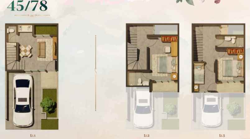 dijual rumah anwa residence puri