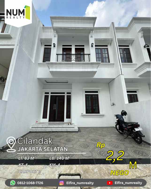dijual rumah cilandak jakarta selatan