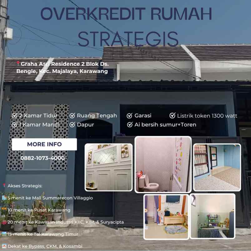 dijual rumah diover kredit rumah di