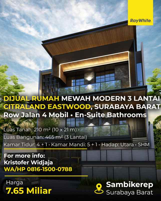 dijual rumah eastwood citraland