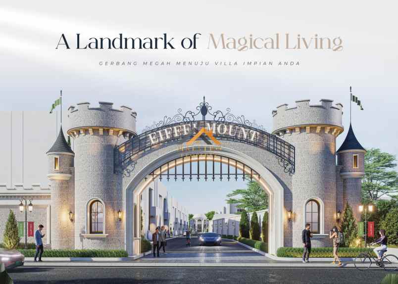dijual rumah eiffel mount jalan kebun bunga