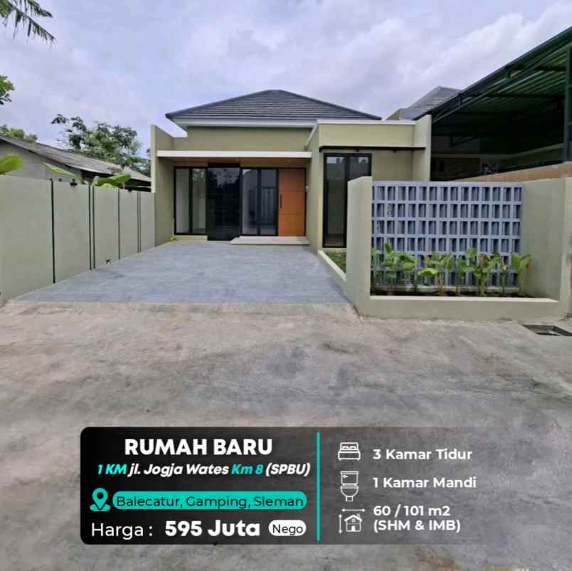 dijual rumah gamping