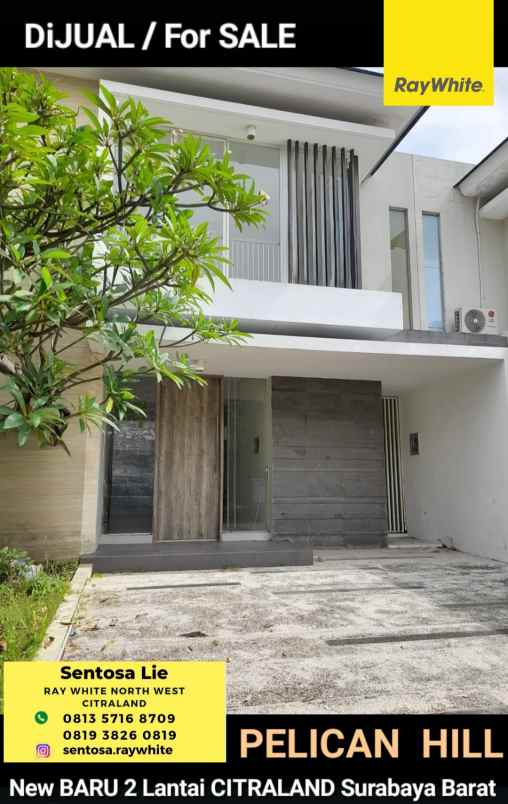 dijual rumah jalan pelican hill citraland