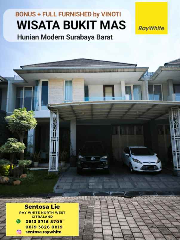 dijual rumah jalan wisata bukit mas
