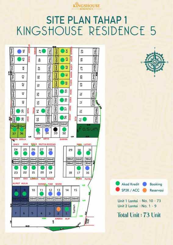dijual rumah jl cemara