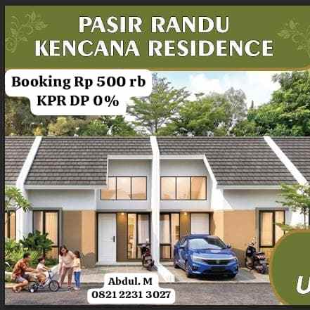 dijual rumah jl pasir randu serang baru