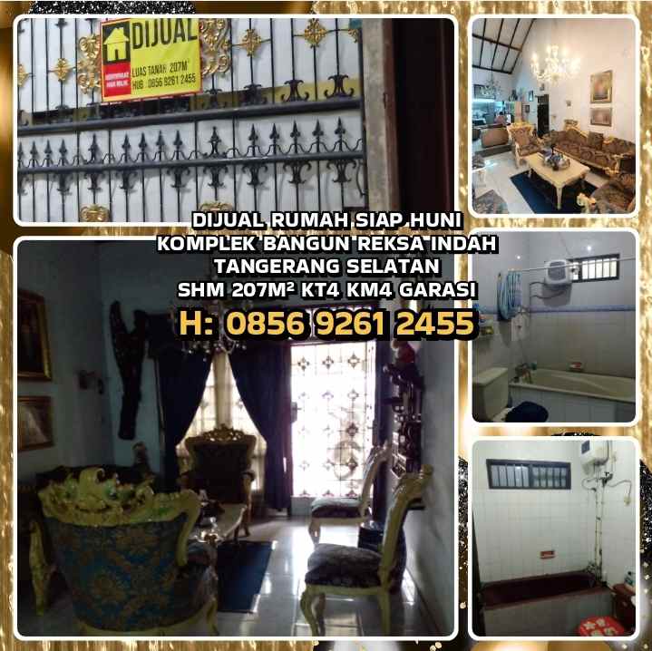 dijual rumah karang tengah tangerang