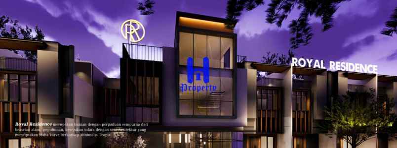 dijual rumah komplek royal residence