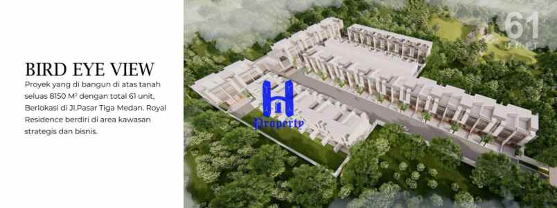 dijual rumah komplek royal residence