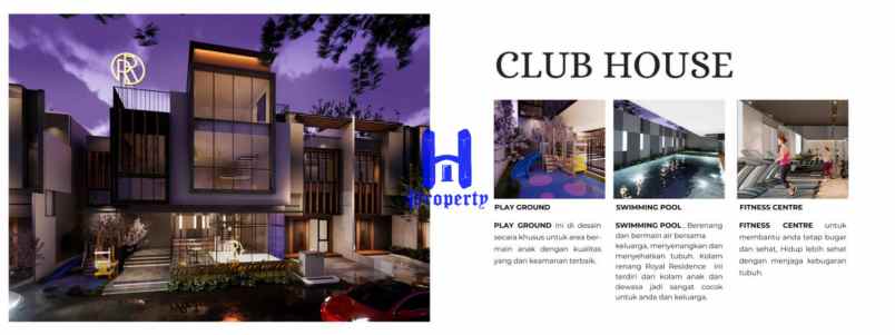 dijual rumah komplek royal residence