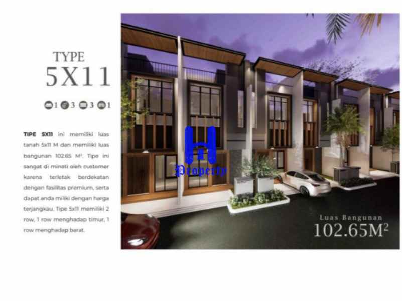 dijual rumah komplek royal residence