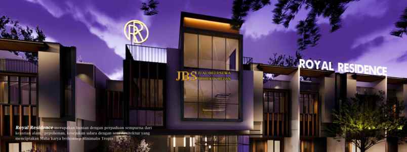 dijual rumah komplek royal residence