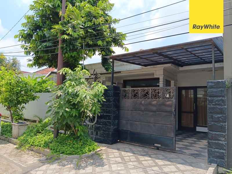 dijual rumah lelang kertajaya indah surabaya timur shm