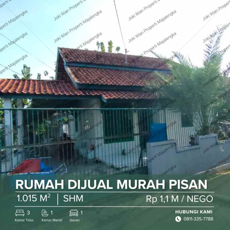 dijual rumah lingkungan raharja rt 04