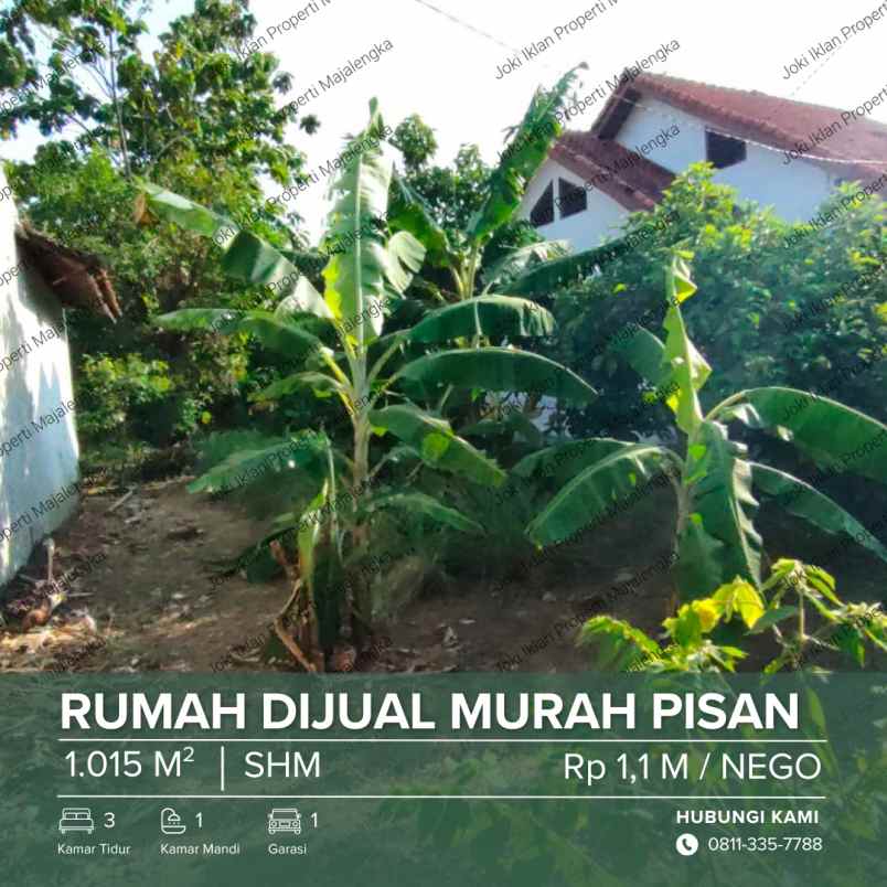 dijual rumah lingkungan raharja rt 04
