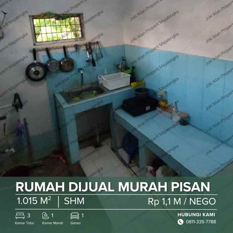 dijual rumah lingkungan raharja rt 04