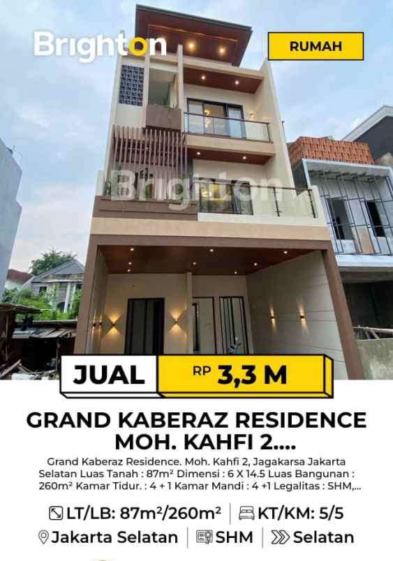 dijual rumah moh kahfi 2 jagakarsa