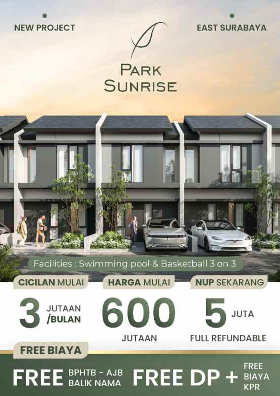 dijual rumah park sunrise