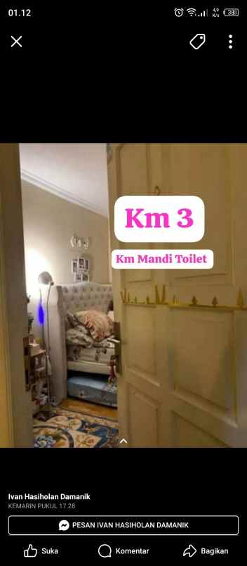 dijual rumah perumahan prima indah