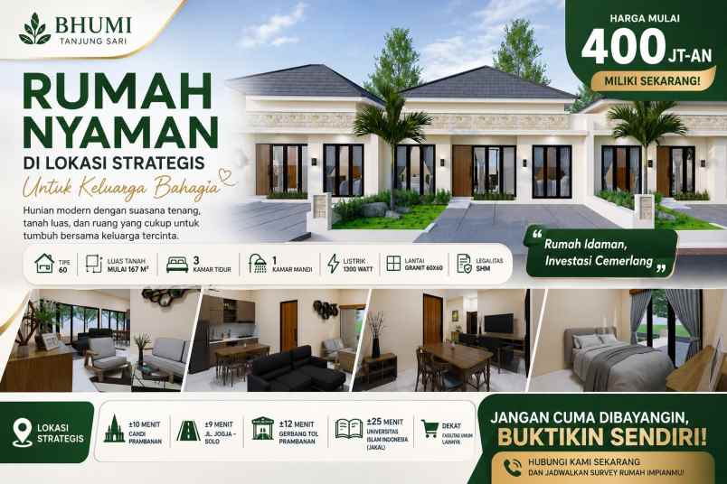 dijual rumah perumahan tanjungsari
