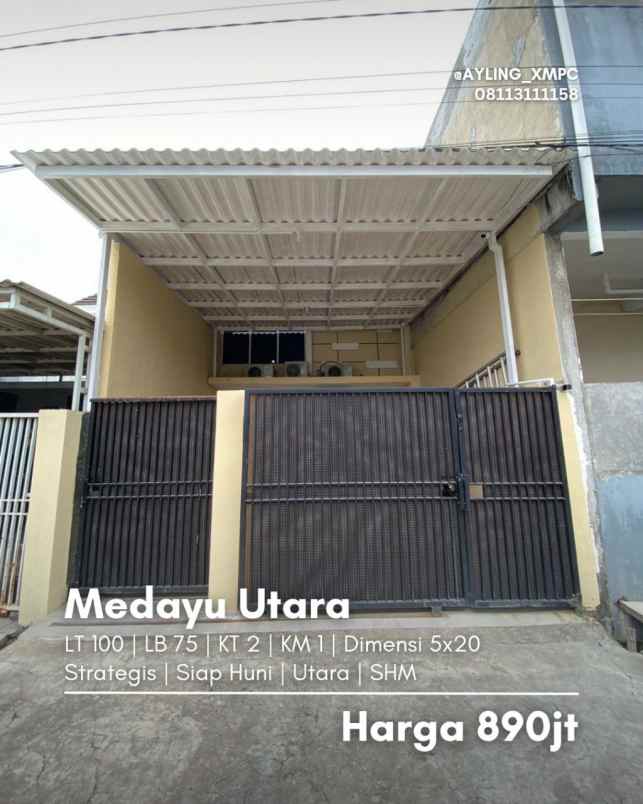 dijual rumah rumah medayu utara rungkut