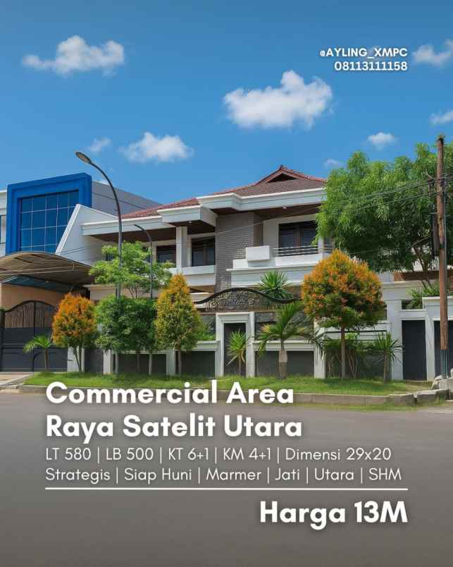 dijual rumah rumah raya satelit utara