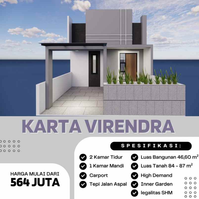 dijual rumah rumah virendra sleman