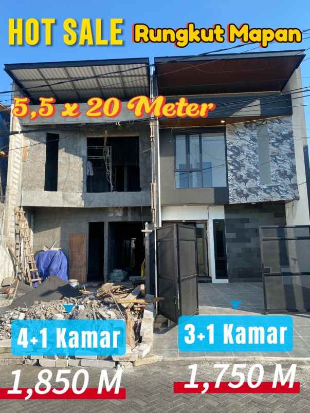 dijual rumah rungkut mapan tengah