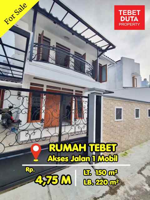 dijual rumah tebet