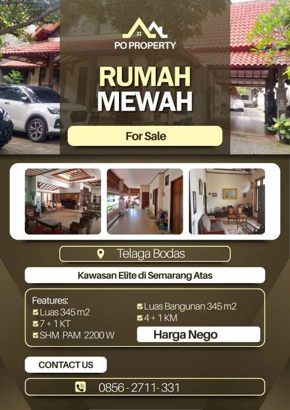dijual rumah telaga bodas